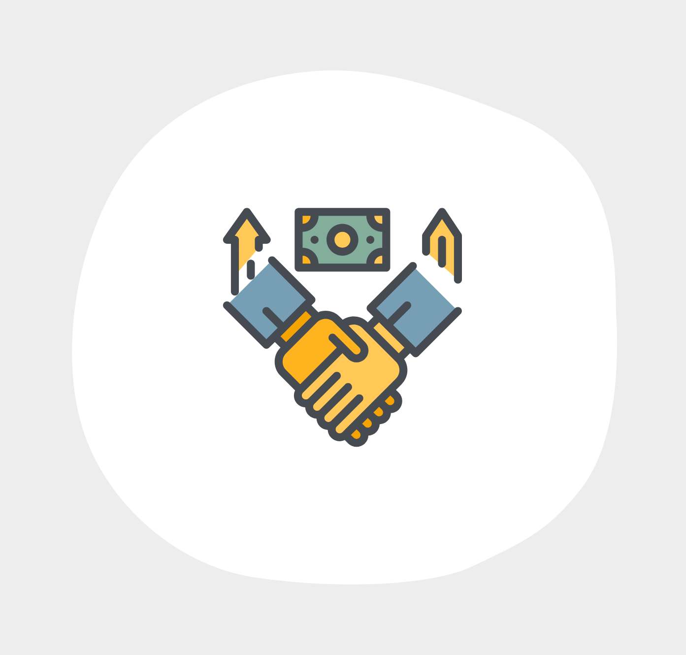 White Isometric financial poster (9)